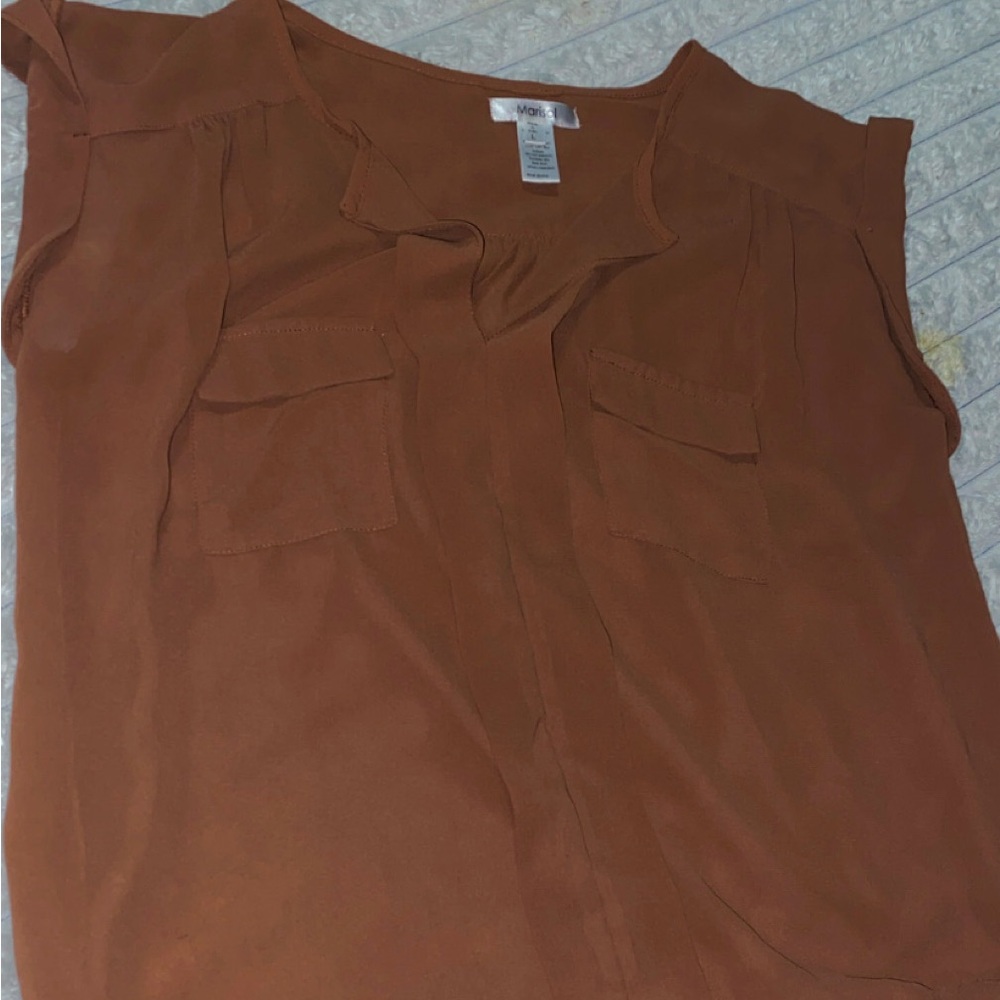 Super cute Brown Blouse